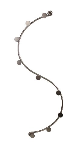Spectrum diversified sweep wall hook rack, 9 hook singl…