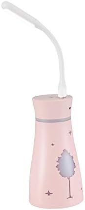 Humidifier for Bedroom, Gift for Kids, Portable Air Humidifier with 200ml Water Storage and 7 Color Night Light, Car Humidifier Charged by USB Port (Pink)