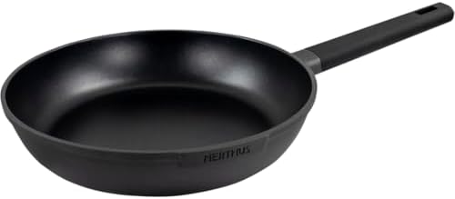 FIH 1566 sartén de aluminio fundido con revestimiento antiadherente quantanium apta para inducción, gas y vitrocerámica mango ergonómico resistente al calor