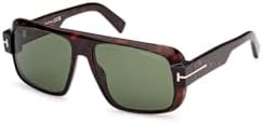 Amazon.com: Tom Ford TURNER FT 1101 Dark Havana/Light Brown  display picture 2