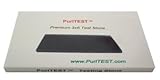 Pro-Quality Gold Test Stone- 6x3 inch Large Test Stone with Professional Rubber Backing by PuriTEST