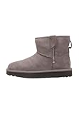 UGG Women's Classic Mini Bailey Zip Boot, Smoke