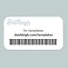 70 Professional Waterproof 1 oz Jar Labels, 1x5 inches, Full Wraparound, White Vinyl