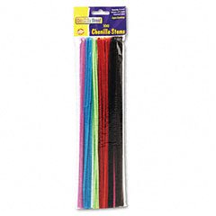 Creativity Street Chenille Stems/Pipe Cleaners 12 Inch x 4mm 100-Piece, Assorted Colors