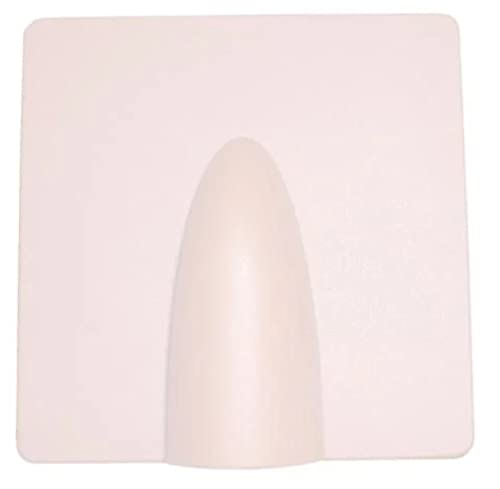 10 x Auline White Plastic Wall Blast Plates Ideal brick cover for aerial/satellite cable entry