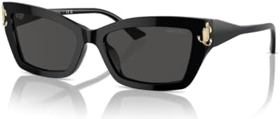 Amazon.com: JIMMY CHOO Square Sunglasses Sammi/G 8079O Black  display picture 1