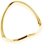14kt Yellow V Shaped African Band
