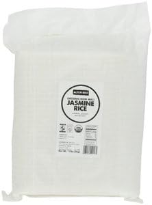 Alter Eco Organic Hom Mali Jasmine Rice 11 lbs bulk bag (Pack of 4)