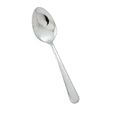 Winco 18/0 Stainless Steel Dinner Spoons, Set of