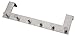 Pro Chef Kitchen Tools Over The Door Hooks - 6 Coat Hooks Pegs - No Drill Towel Rack for Bathroom Storage Closet - Behind The Door Organizer Clothes Rack - Office Cubicle Shoe Handbag Purse Hanger