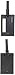 Travelon Set of 2 Tags, Black, 6.63 x 3.5 x 0.13