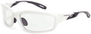 Crossfire Infinity clear lens and pearl white frame Safety Glasses