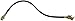 Dorman H381164 Rear Center Brake Hydraulic Hose Compatible with Select Ford Models