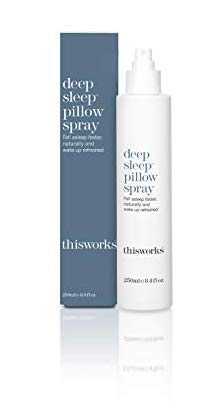 ThisWorks Deep Sleep Pillow Spray, 250 ml - Natural Sleep Aid with Essential Oils of Lavender, Vetiv - coolthings.us