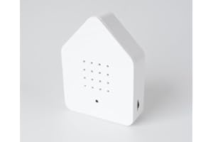RELAXOUND White Acrylic Zwitscher Box - Bird Chirping Ambient Sound - Battery Powered