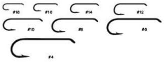UmpquaTiemco TMC 5262 Hook Size 14 (25 Pack)