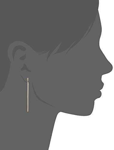 BCBG Generation 12k Linear Bar Drop Earrings