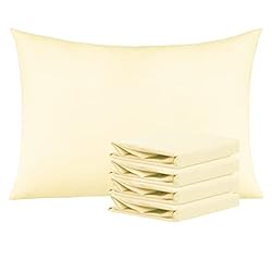 NTBAY 100% Brushed Microfiber Queen Pillowcases Set