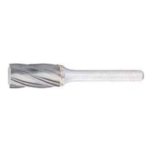 Dormer P7016.0X6.0 Series P701 Carbide Rotary Burr, Cylinder without Endcut, Bright, 8.00mm x 64mm