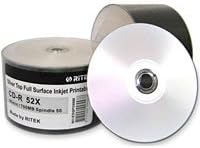 Traxdata CD-R 52X 80min 700MB White Full Surface Inkjet Printable 200pk