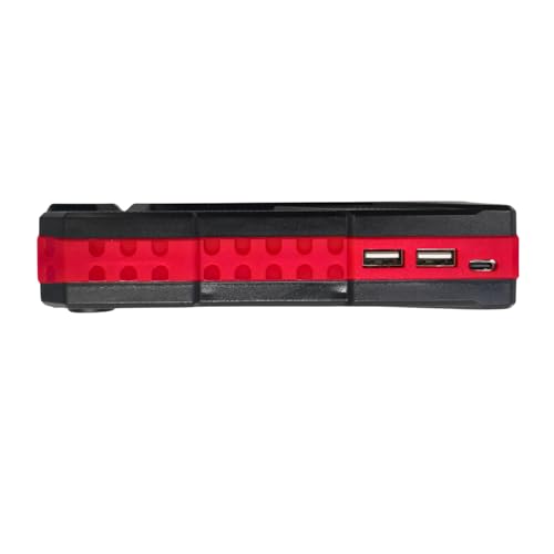 Auxiliar de Partida Automotiva Portátil com Bateria Recarregável 12V, Função Powerbank 12000 mAh USB e Lanterna LED para Veículos