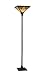 Chloe Lighting CH33359MR14-TF1 Innes Tiffany-Style Mission 1-Light Torchiere Floor Lamp with 14-Inch Shade