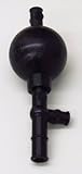 SEOH Pipet Pipette Filler Bulb Silicone Black Three Valve