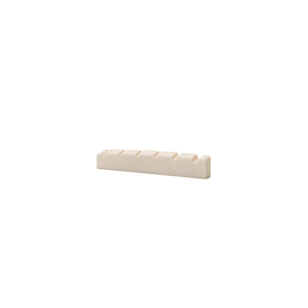 Alnicov 52mm Cattle Bone Nut for 6 String Bass Guitar Guitar Musical Instrument Parts White