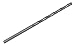 Forney 20301 Drill Bit Wire Gauge HSS Jobber Length, No.38, Black