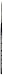 da Vinci Watercolor Series 1203k Maestro Paint Brush, Long Needle Liner/Rigger Kolinsky Red Sable, Size 4