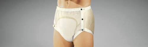 Suprima Incontinence PVC Knöpfbar 1 252 040 (Unisex) – Large – Milk