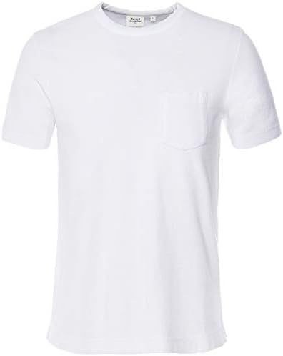 Hartford Men's Crew Neck Towelling T-Shirt White