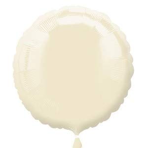 Amscan 2243002 Iridescent Pearl Decorator Circle Foil Balloons