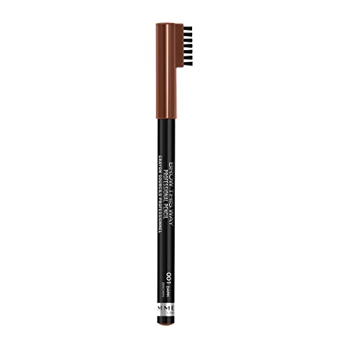 Rimmel Crayon à sourcils professionnel avec peigne n° 001 - Marron foncé