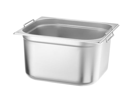 HENDI Gastronorm container 2/3, Budget Line with handles, 354x325x(H)200 mm, 17 L