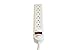 Digital Energy 6-Outlet Surge Protector Power Strip with 8-Ft Long Extension Cord, White, ETL Listed/UL Standard