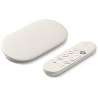 Google TV Streamer (4K) - Fast Streaming Entertainment With Voice Search Remote - Watch Movies, Shows, Live TV, and Netflix i