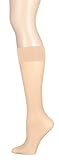 Butterfly Hosiery Women's Plus Size Queen Silky Sheer Knee High Stockings (6 Pairs)