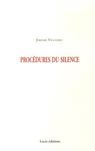 Procédures du silence