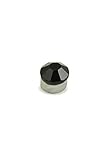 Magnetic Monroe Labret Nose Ear Stud Ring 3mm Black stone