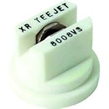TeeJet XR Extended Range Spray Nozzle XR8008VS - 80Â° - 0.8 GPM - White (Pack of 12)