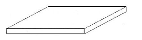 Black Styrene Sheets, .02x6x12" (3)