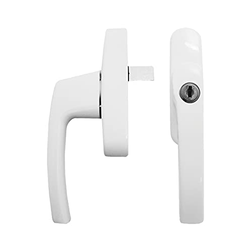 WindowParts WP Original Tilt and Turn Forked/Spaded Aluminium Universal Window Handle (White)