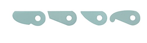 Robert Sorby RSTM-TIP4567 Turnmaster Pack of 4 High Speed Steel HSS Cutters: French Curve, Teardrop, Mushroom, Dovetail/Box