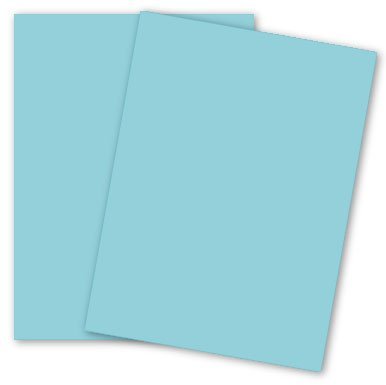 Domtar Colors - Earthchoice BLUE Cover - 8.5 x 11 Card Stock Paper - 65lb Cover - 250 PK by Domtar Colors