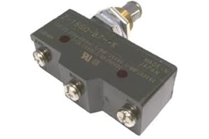 OMRON Z-15GQ-B7-K 0.5 MM Contact Gap, 15 AMP, 250 VAC, Basic Switch, General Purpose, Panel Mount Plunger Actuator (Medium OP), Screw TERMINALS, SPDT, Z Series