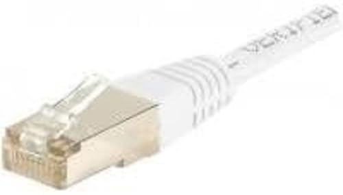 DEXLAN Cat6 RJ45 SSTP Patchkabel, 0,1 m, Weiß