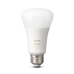 Philips Hue White A19 Single LED Bulb Works with