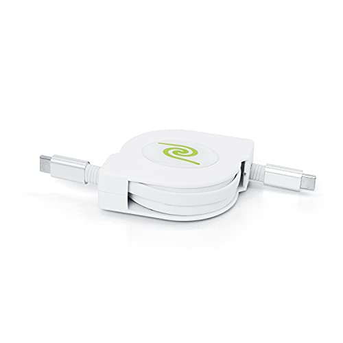 ReTrak USB C Cable, ReTrak USB C to USB C 6ft Retractable Cable