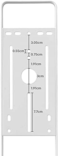RUQIWEMI Vacuum Cleaner Stand Holder with Wheels for Dyson V15 V11 V10 V8 V7 V6, Metal Floor Stand Compatibel for Dreame T30 T20 V12 V11 V10,No Drilling the Wall (White)